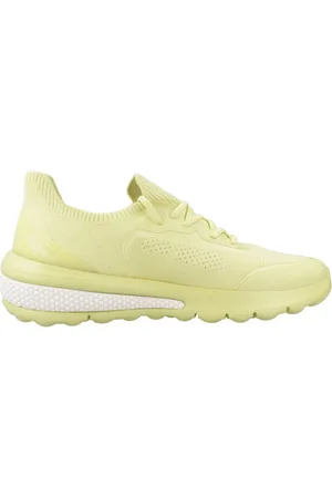 Geox Sko, Dame, Gul, 38 EU, Sneakers Spherica Actif