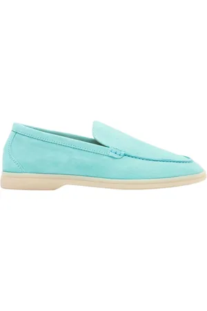 Scarosso Sko, Dame, Blå, 40 EU, Suede, Ludovica Loafers