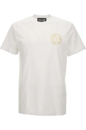 VERSACE Top, Herre, Hvid, L, T-shirts og Polos