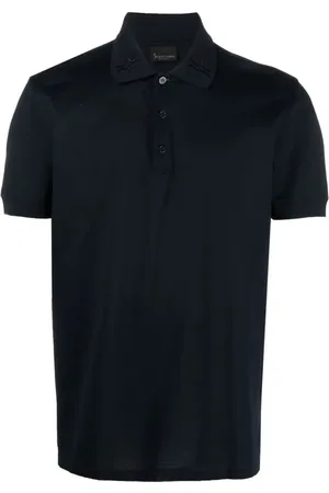 BILLIONAIRE Top, Herre, Blå, 3XL, Bomuld, Polo Bluser