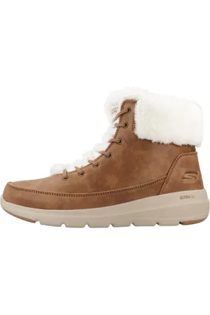 Skechers Sko, Dame, Brun, 39 EU, Uld, Glacial Ultra Vinterstøvler