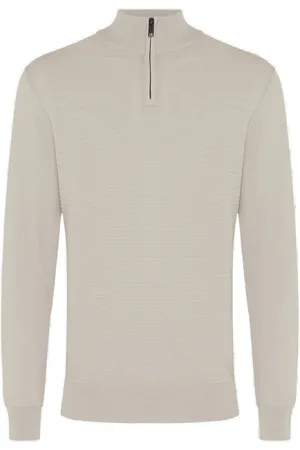 Genti Strik, Herre, , S, Turtle Zip Sweater