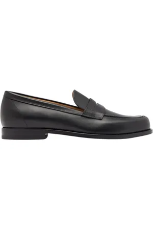 Scarosso Sko, Herre, Sort, 40 EU, Læder, Klassiske Penny Loafers