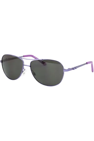 Benetton Tilbehør, unisex, Lilla, 53 MM, Uld, Børne Solbriller UV Beskyttelse Stilfuldt Design