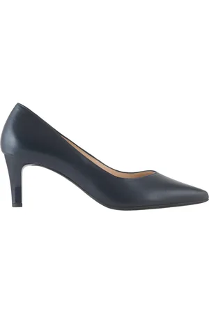 Högl Sko, Dame, Blå, 35 1/2 EU, Læder, Klassiske Læder Stiletto Pumps