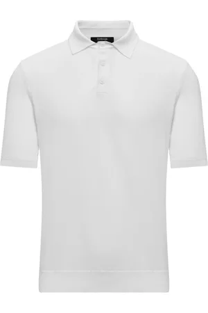 Bomboogie Top, Herre, Grå, 3XL, Bomuld, Stockinette Stitch Polo Shirt