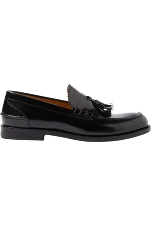 Scarosso Sko, Dame, Sort, 37 1/2 EU, Læder, Lyse Loafers - Håndlavede