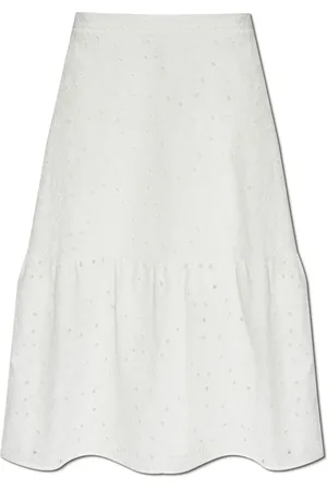 Paul Smith Nederdel, Dame, Hvid, S, Bomuld, Blonde Nederdel