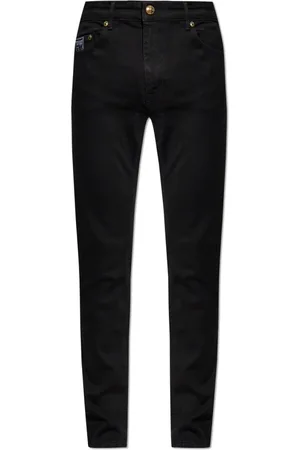 VERSACE Jeans, Herre, Sort, W35, Bomuld, Slim fit jeans