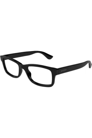 Gucci Tilbehør, unisex, Sort, ONE SIZE, Uld, Stilfulde Sorte Solbriller