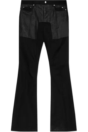 Rick Owens Bukser, Herre, Sort, W30, Transparent Bolan Bootcut Bukser