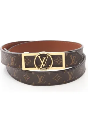LOUIS VUITTON Pre-owned, Dame, Brun, ONE SIZE, Tyl, Pre-owned Canvas baelter