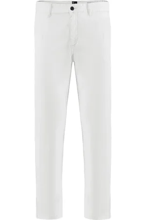 Bomboogie Bukser, Herre, Hvid, W29, Bomuld, Slim Fit Chino Bukser