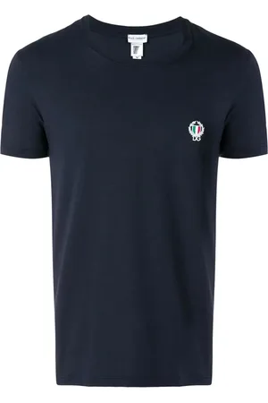 Dolce & Gabbana Top, Herre, Blå, S, Blå Navy T-shirt til mænd