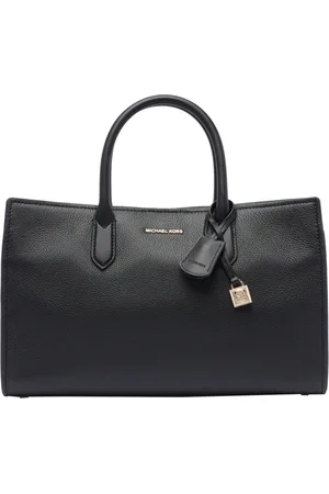 Michael Kors Taske, Dame, Sort, ONE SIZE, Læder, Scarlett Medium Læder Satchel