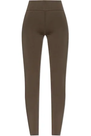 Rick Owens Bukser, Dame, Brun, XS, Uld, Uldleggings