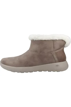 Skechers Sko, Dame, Brun, 37 EU, Uld, Hyggelige vinterstøvler On-The-Go Joy
