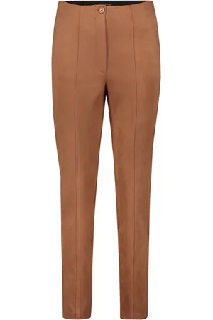 Betty Barclay Bukser, Dame, Brun, XL, Slim Fit Basic Hose
