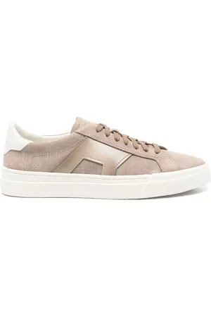 santoni Sko, Herre, , 44 EU, Læder, Læder Sneakers med Gummisål