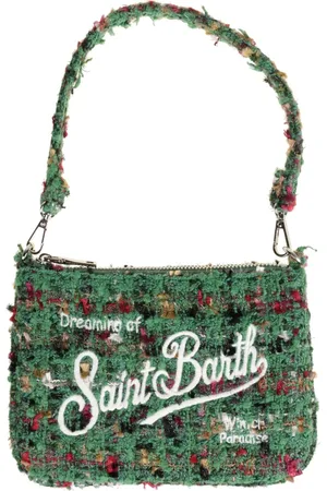 MC2 SAINT BARTH Taske, Dame, Grøn, ONE SIZE, Uld, Mini Parisienne Pung