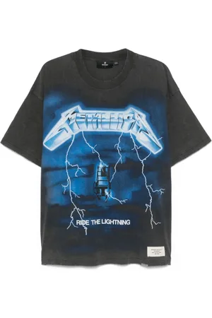 Represent Top, Herre, Flerfarvet, 2XL, Bomuld, Ride The Lightning T-shirt