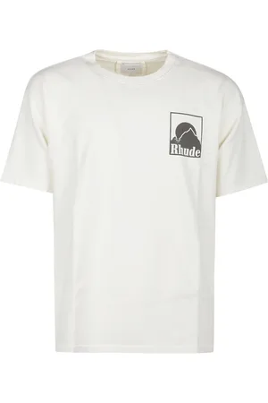 Rhude Top, Herre, Hvid, S, Moonlight Badge T-shirt