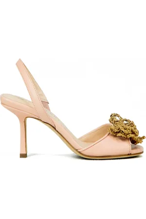 Prosperine Sko, Dame, Lyserød, 40 EU, Læder, Raffia og Nappa Sandal