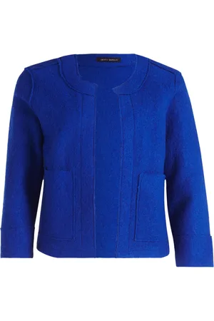 Betty Barclay Jakke, Dame, Blå, L, Casual Blazer med Lommer
