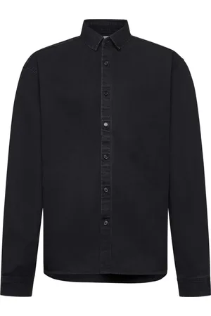 Saint Laurent Skjorte, Herre, Sort, L, Bomuld, Cassandre Skjorte