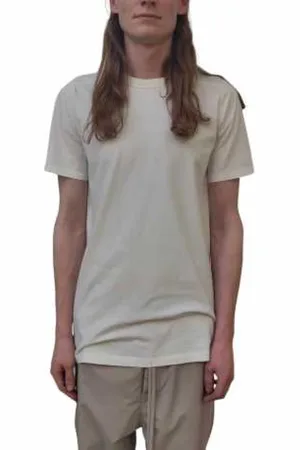 Rick Owens Top, Herre, Hvid, S, Bomuld, Hvid Kortærmet Level T-shirt