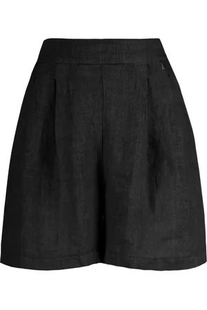 Bomboogie Shorts, Dame, Sort, S, Linned, Linned Bermuda Shorts