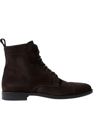 Scarosso Sko, Herre, Brun, 44 EU, Suede, Dante Suede Støvler