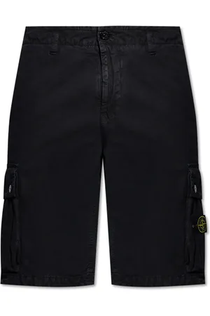 Stone Island Shorts, Herre, Sort, W31, Bomuld, Fragt shorts