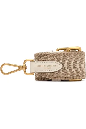 Gianni chiarini Taske, Dame, Brun, ONE SIZE, Uld, Raffia Etnisk Skulderrem