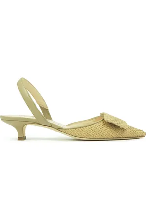 Prosperine Sko, Dame, , 41 EU, Rafia Slingback med Plaque