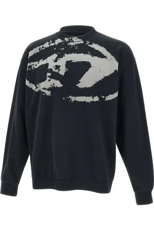 Diesel Strik, Herre, Sort, L, Bomuld, Sort Sweatshirt S-boxt-n5