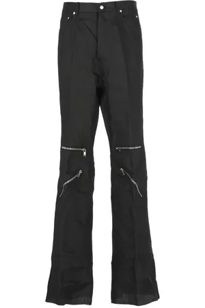 Rick Owens Bukser, Herre, Sort, W32, Linned, Bolan Cargo Bukser