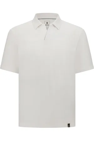 Boggi Milano Top, Herre, Hvid, S, Bomuld, B Tech Cool Jade-Fresh Piqué Polo Shirt