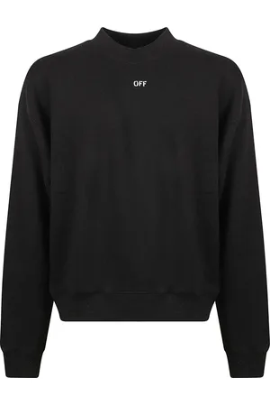 OFF-WHITE Sweathshirts & Hoodies, Herre, Sort, S, Uld, Skate Crewneck Sweaters