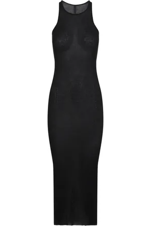 Rick Owens Kjole, Dame, Sort, M, Uld, Tank Kjole