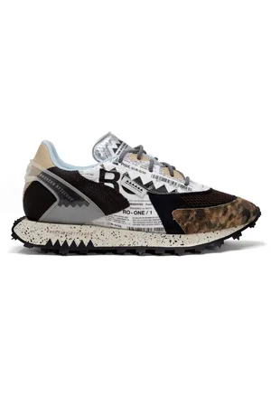 RUN OF Sko, Herre, Flerfarvet, 43 EU, Læder, Ro1 Core Sneakers