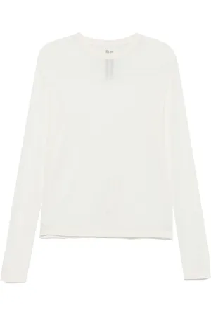 Rick Owens Strik, Dame, , M, Uld, Langærmet Crewneck Jumper