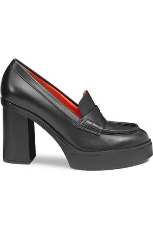 santoni Sko, Dame, Sort, 41 EU, Læder, Elegante Sorte Højhælede Pumps