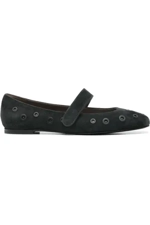 ROBERTO FESTA Sko, Dame, Grå, 37 EU, Suede, Suede Ballerina Sko