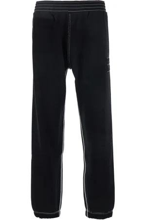 Givenchy Bukser, Herre, Sort, XL, Bomuld, Sort 4G Broderede Joggingbukser