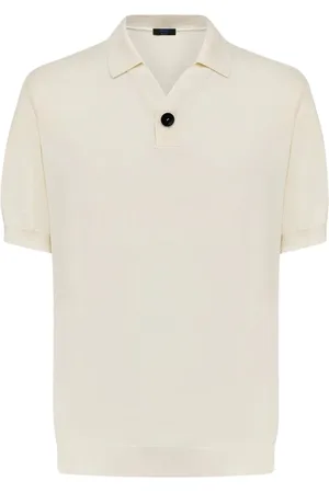 Kiton Top, Herre, , M, Bomuld, Minimal Bomuld Polo Skjorte