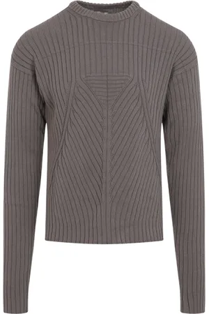 Rick Owens Strik, Herre, Grå, L, Bomuld, Grå sweater