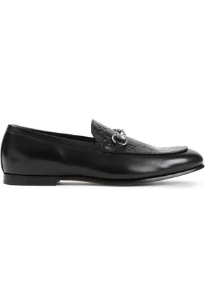 Gucci Sko, Herre, Sort, 43 1/2 EU, Læder, Jordy Loafers