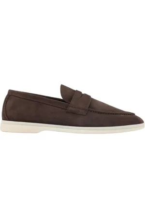 Scarosso Sko, Herre, Brun, 40 1/2 EU, Suede, Luciano Loafers