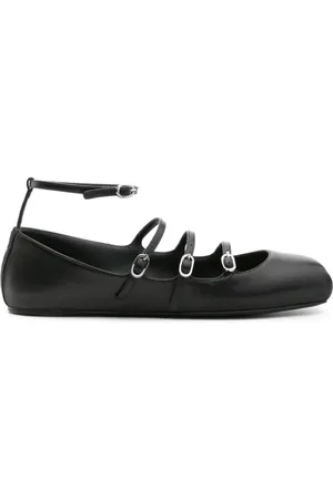 Alexander McQueen Sko, Dame, Sort, 36 EU, Uld, Ballerinas